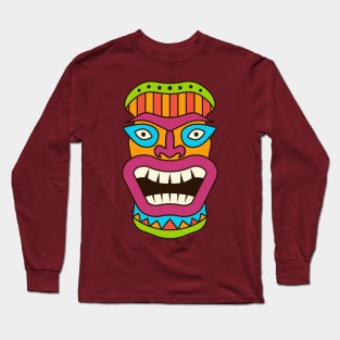 Masks Tribal hawaii Long Sleeve T-Shirt